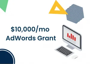 $10,000/mo AdWords Google Grant Application and Setup